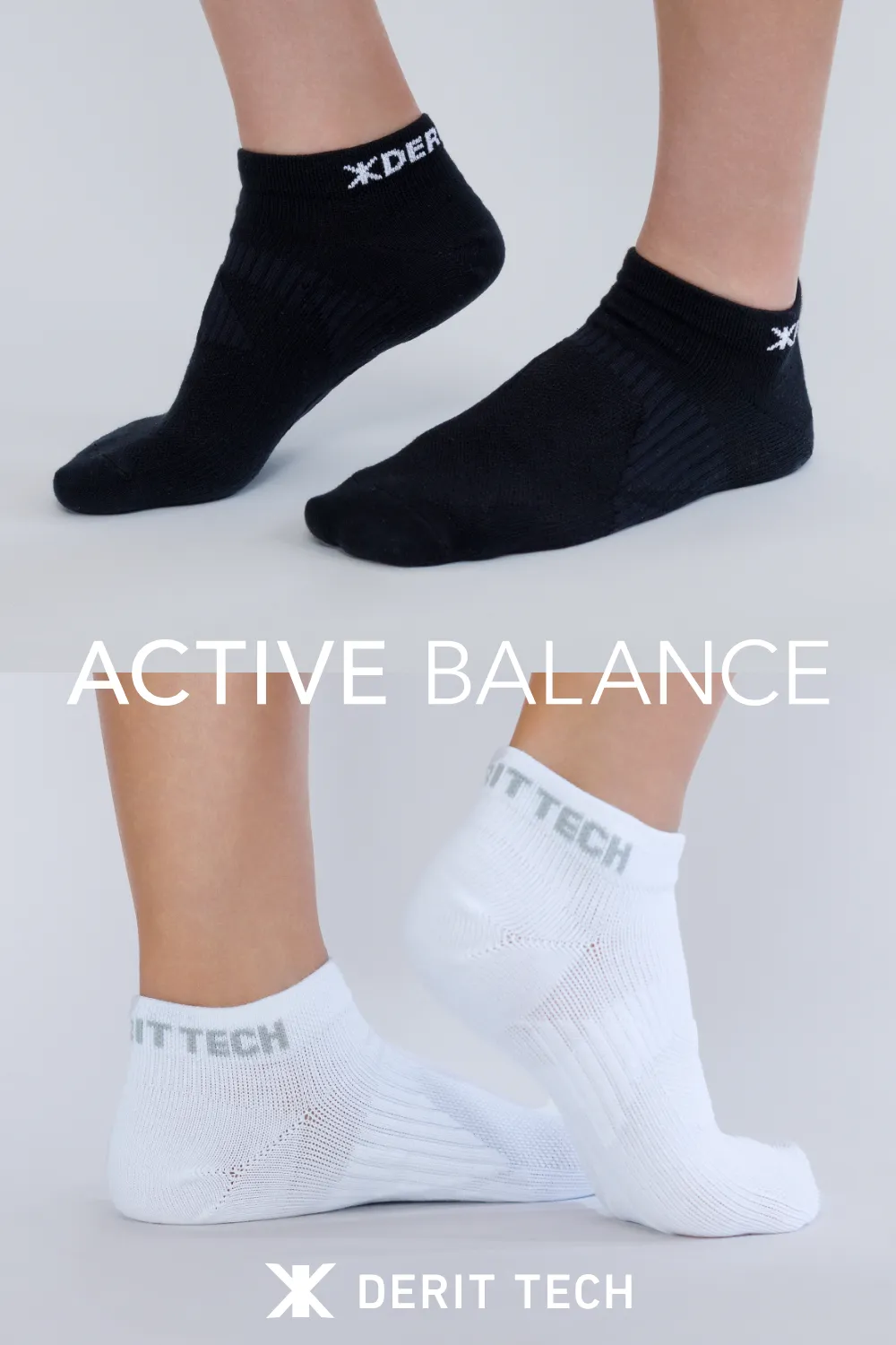 DERIT TECH(デリットテック) 機能性ソックス25~27(ブラック)