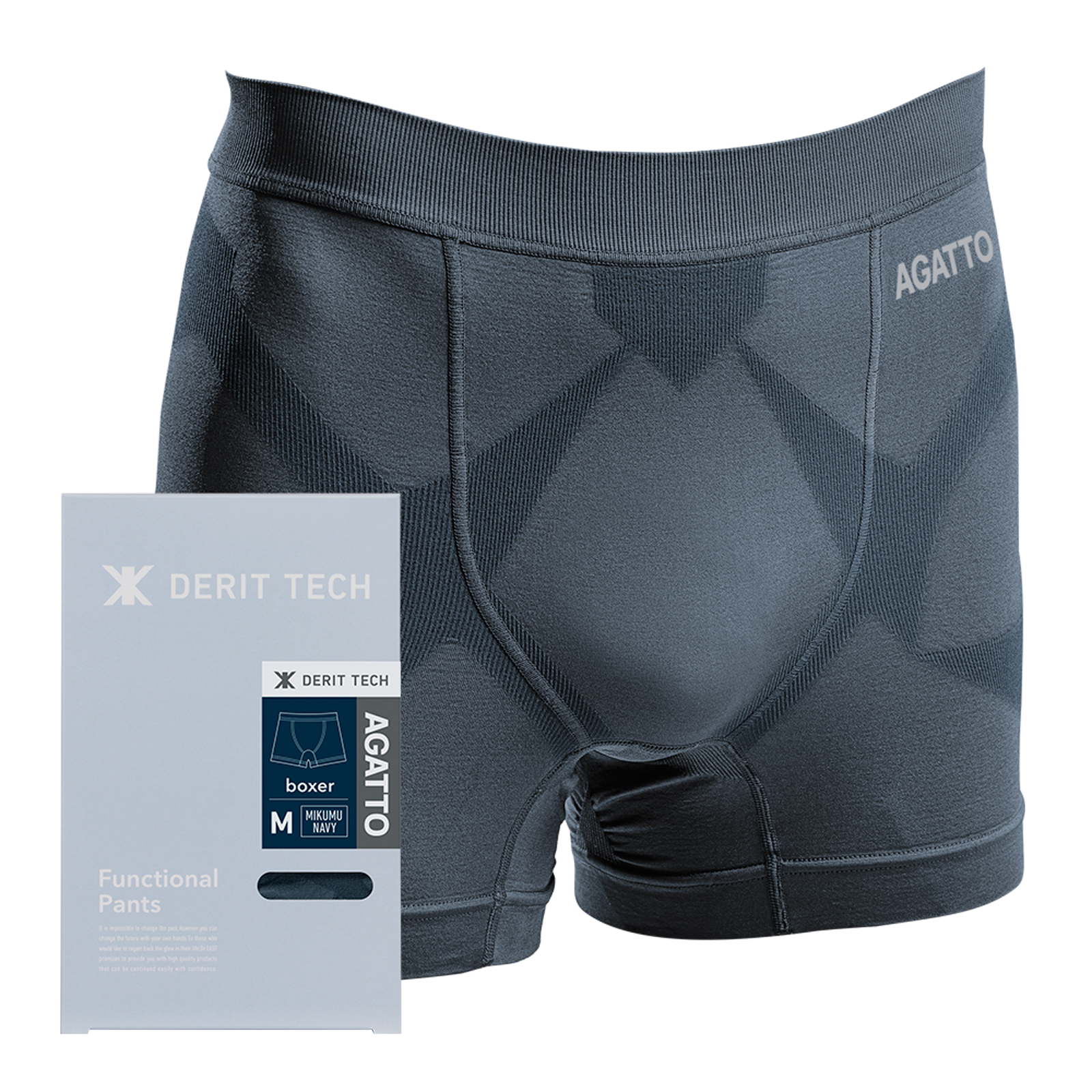 DERIT TECH(デリットテック)機能性パンツ(男性用)MIKUMU NAVY M